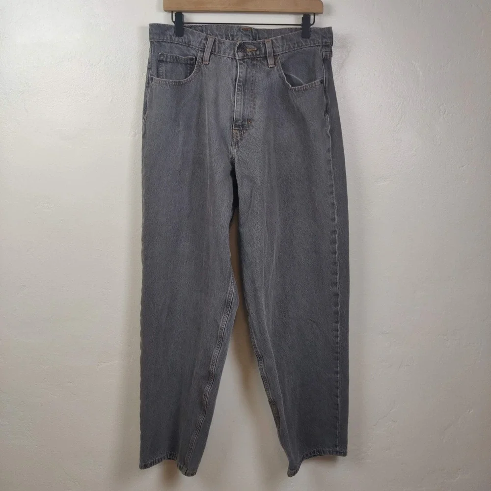 Levi's Super‎ Baggy Jeans Mens 32x30 Grey Relaxed Wide Leg Streetwear Skater